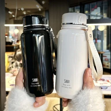 ZS-9120 model 420ml Light Luxury Stainless Steel Thermos Cup for Women, Stylish and Portable, Compact Water Bottle for Children and Students, Men's Cup Wholesale