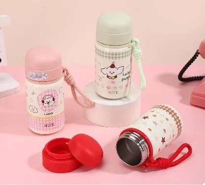 BWB-6156 model 300ml Mini insulated cup made of 316 stainless steel, high-looking water cup for children, cute and portable pocket cup for students going to school