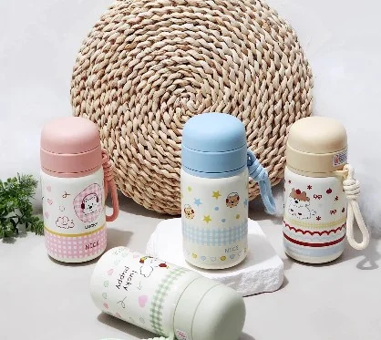 BWB-6156 model 300ml Mini insulated cup made of 316 stainless steel, high-looking water cup for children, cute and portable pocket cup for students going to school