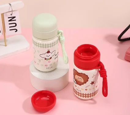 BWB-6156 model 300ml Mini insulated cup made of 316 stainless steel, high-looking water cup for children, cute and portable pocket cup for students going to school