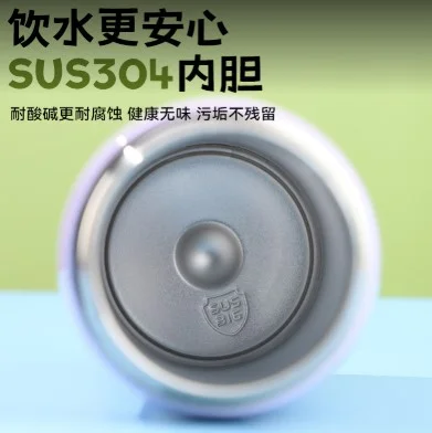 620 ML Stainless steel straw water bottle