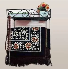 Foldable Metal Quran Stand with Jaynamaz Holder