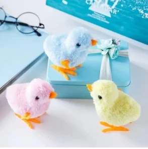2 pcs Baby Chicken key jumpingToy For Kids