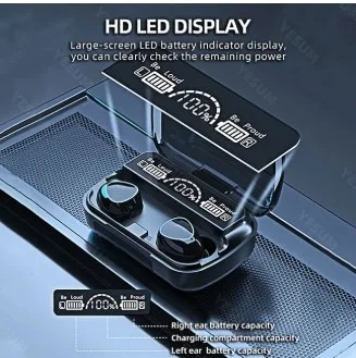 Shapla M10 TWS Headsets Bluetooth Earbuds Wireless Bluetooth Earphones Game Headphones