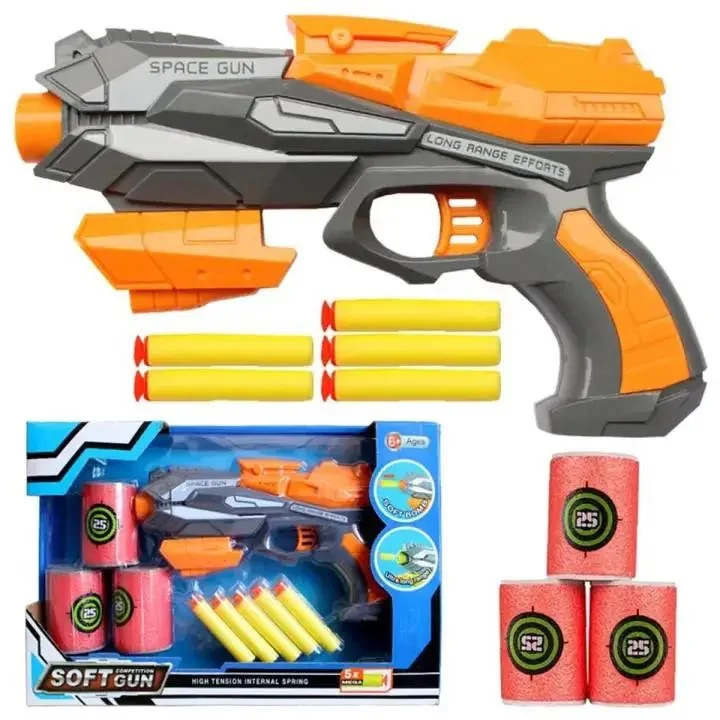 Space Gun Soft Bullet Toy Set