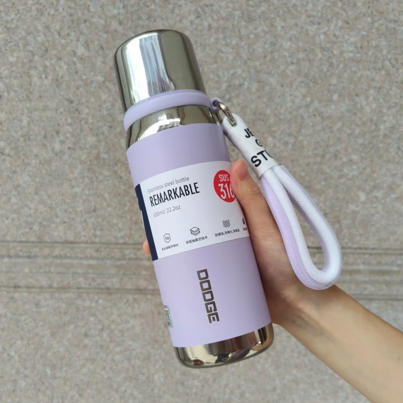 Stainless Steel Hot & Cold Thermos Bottle-550ML