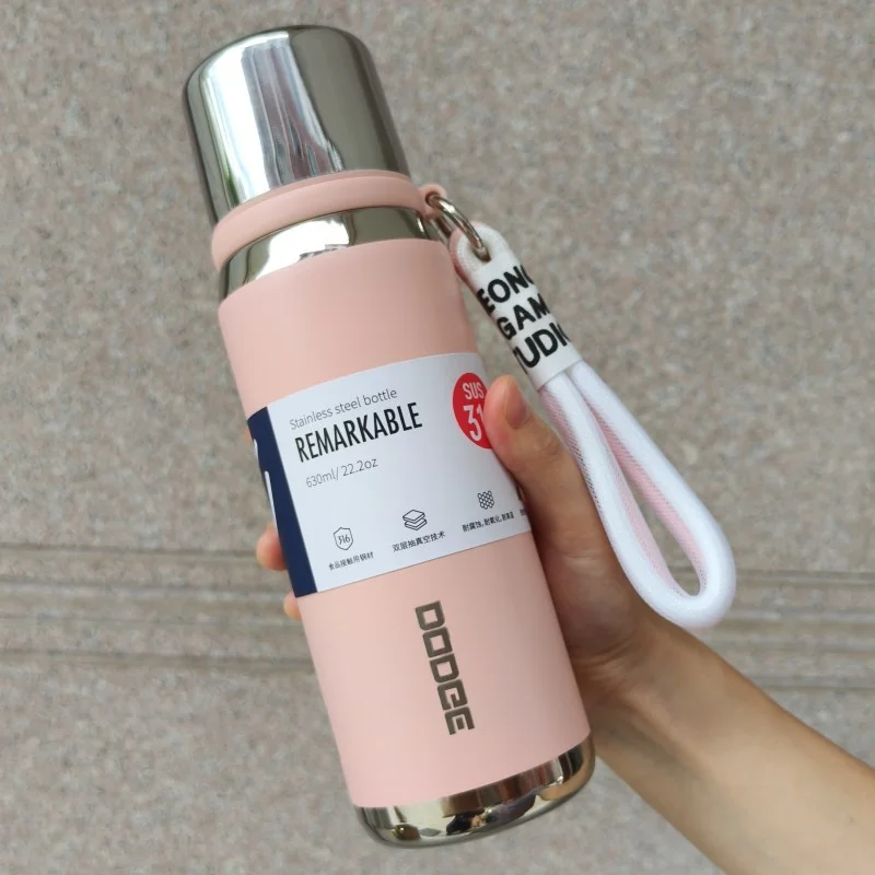 Stainless Steel Hot & Cold Thermos Bottle-550ML