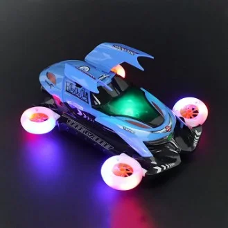 Stand LED Light Toy Car for Kids - Color ( red, blue)