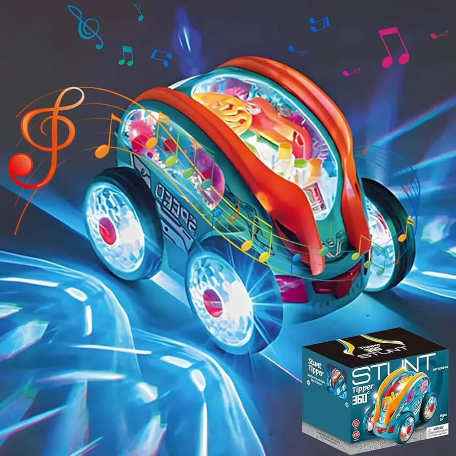 Stunt Tipper 360° Music & Light Car Toy