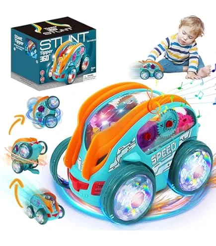 Stunt Tipper 360° Music & Light Car Toy