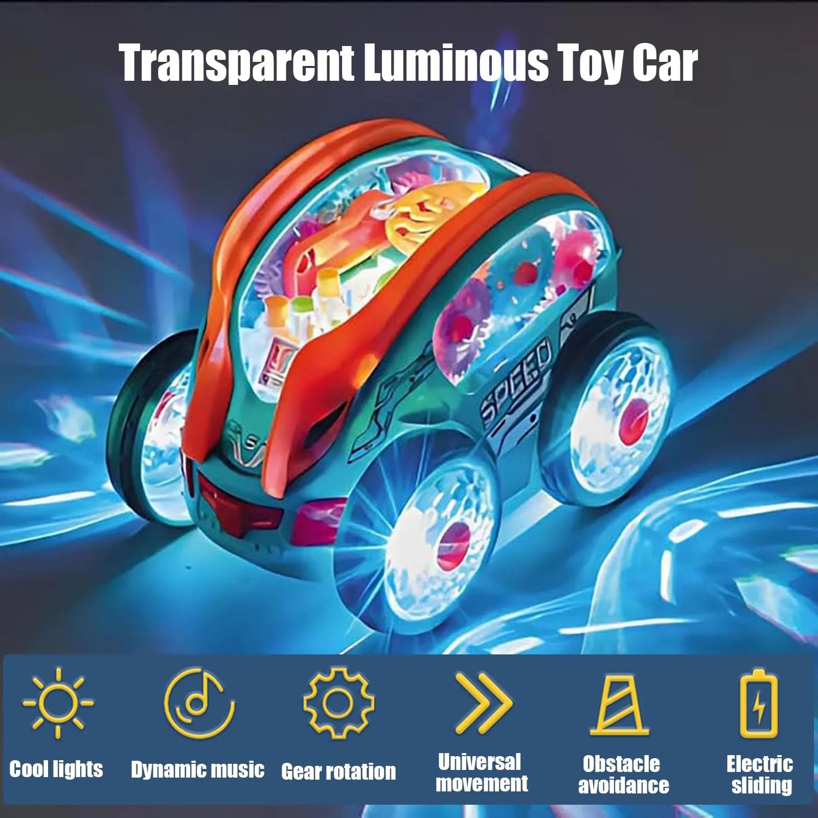 Stunt Tipper 360° Music & Light Car Toy