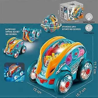 Stunt Tipper 360° Music & Light Car Toy