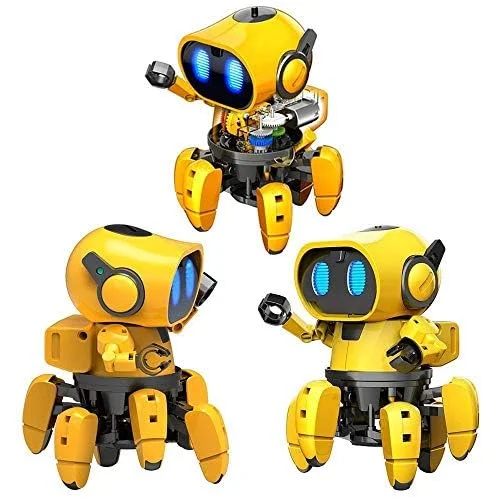 Smart Walking Robot Toy with LED Light & Music for Kids