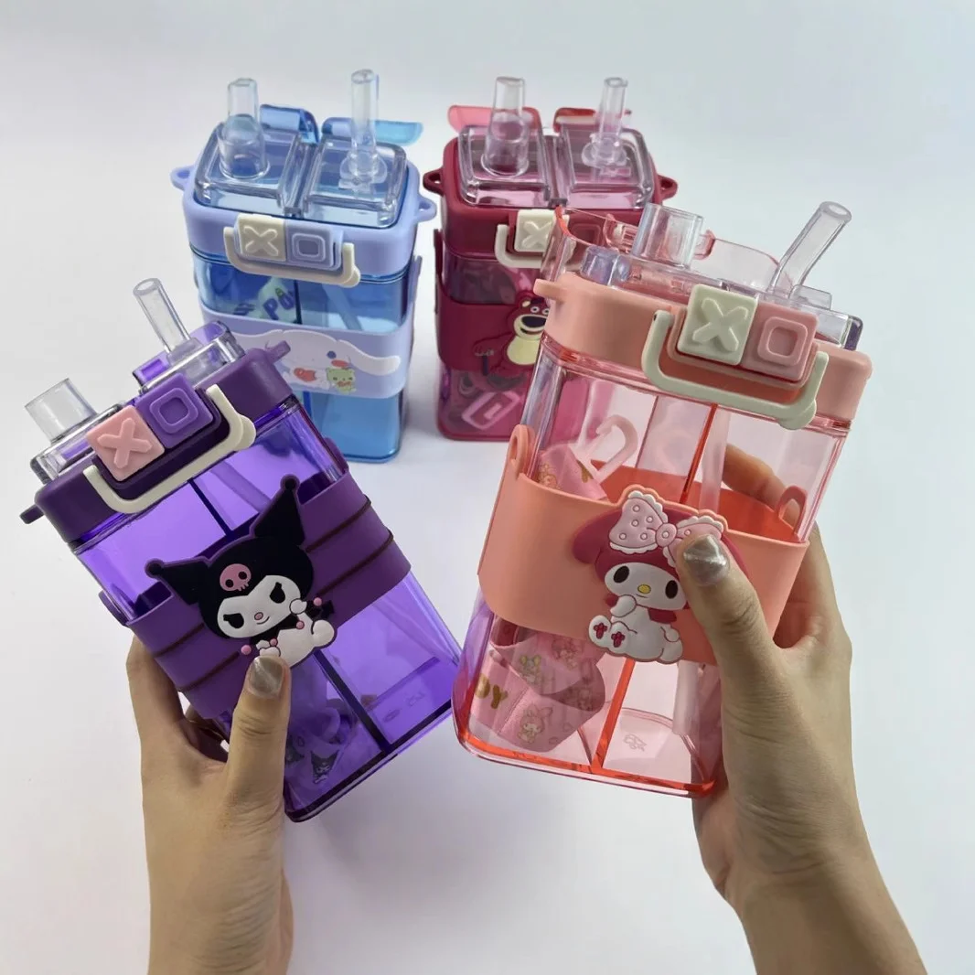 4445 . Cute Double Chember Kids Water Bottle.