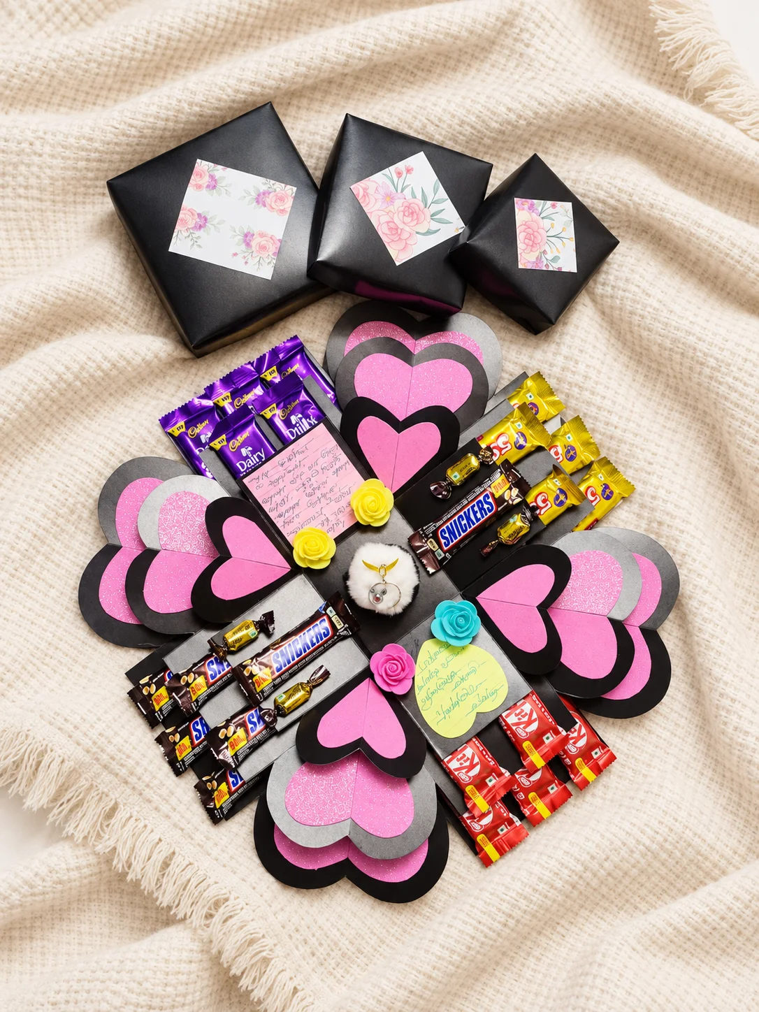 3-Layer Black Premium Love Box