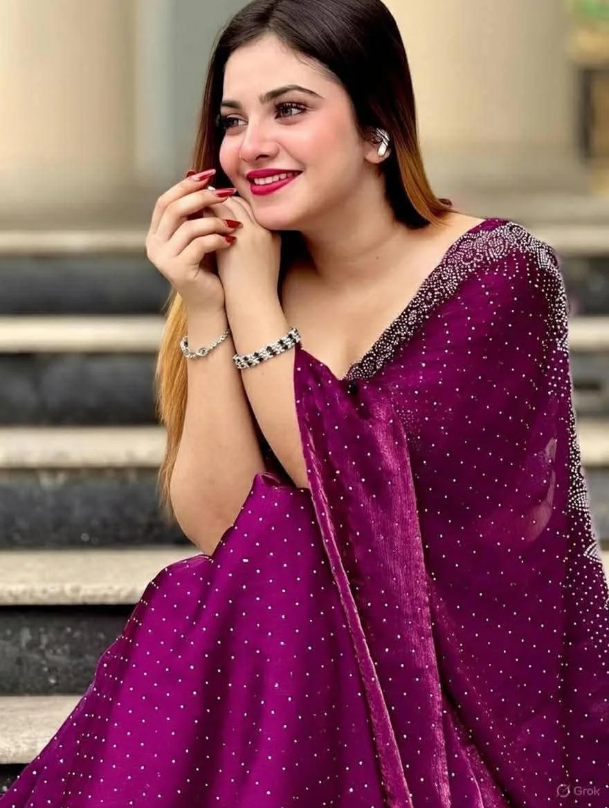 Georgette Saree with Blouse Piece