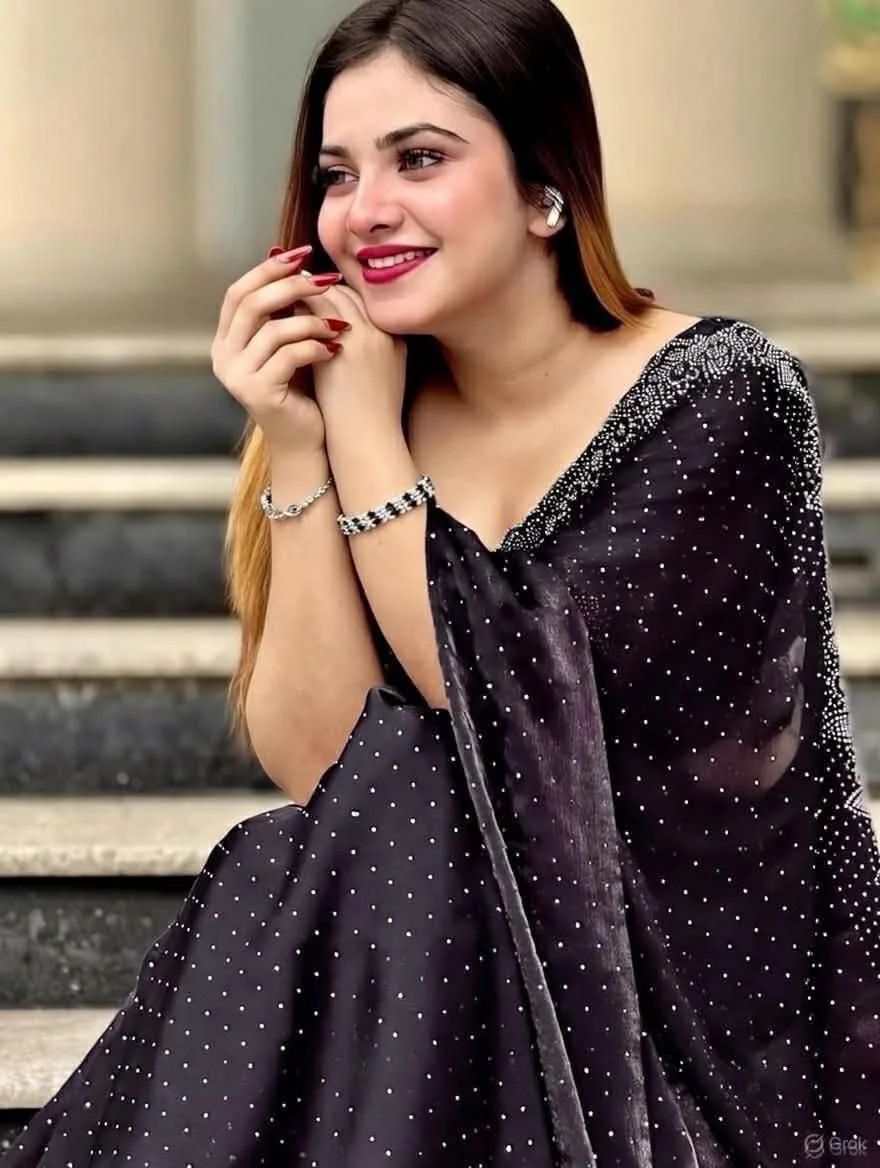 Georgette Saree with Blouse Piece