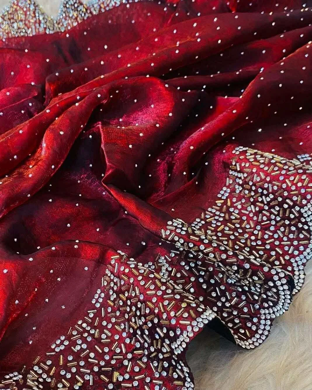 Georgette Saree with Blouse Piece