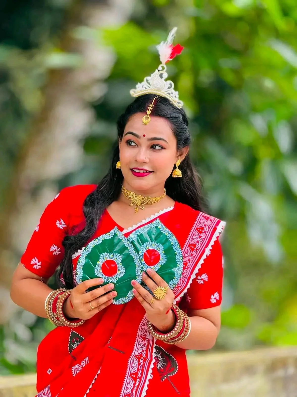 Puja Special Panpata Saree