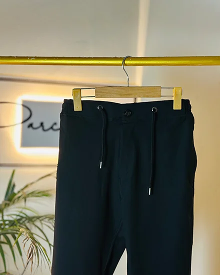 Signature Black Premium China Dubi Stitch Pant Cut Pajama thumb 2