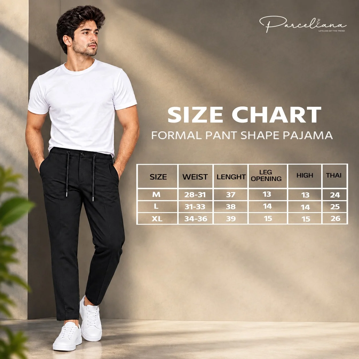 Signature Black Premium China Dubi Stitch Pant Cut Pajama thumb 6