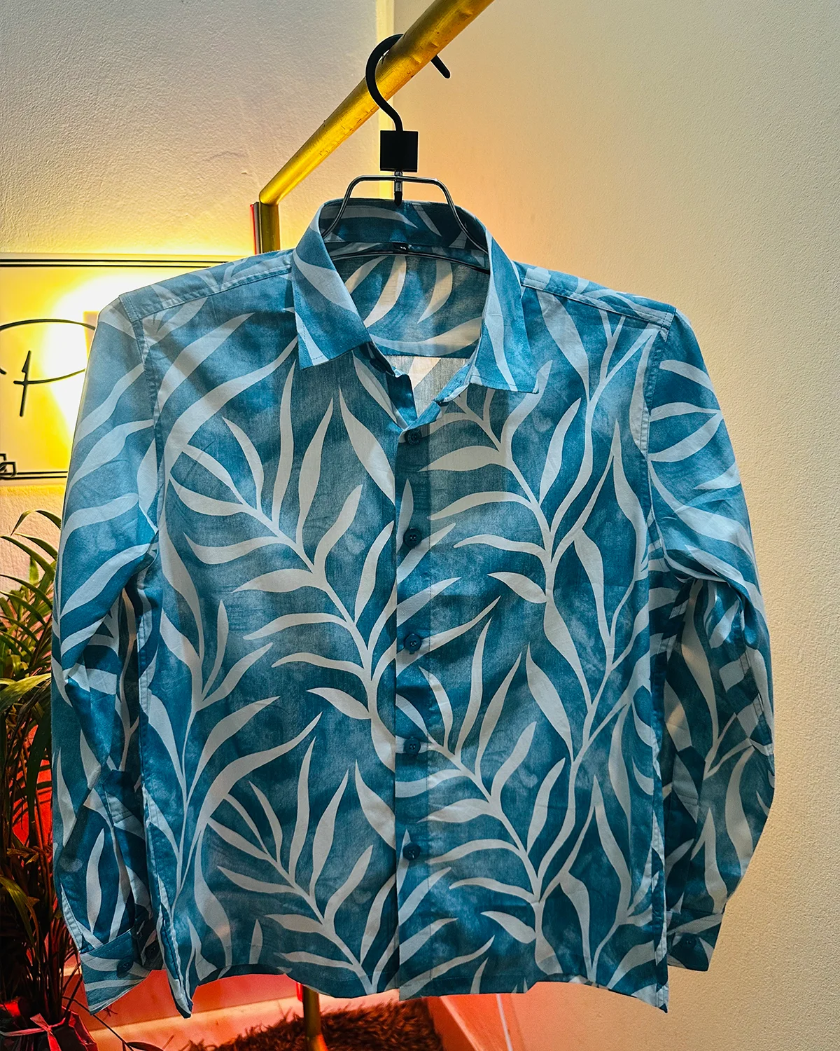 Urban Premium Printed Boxy Fit Casual Shirt