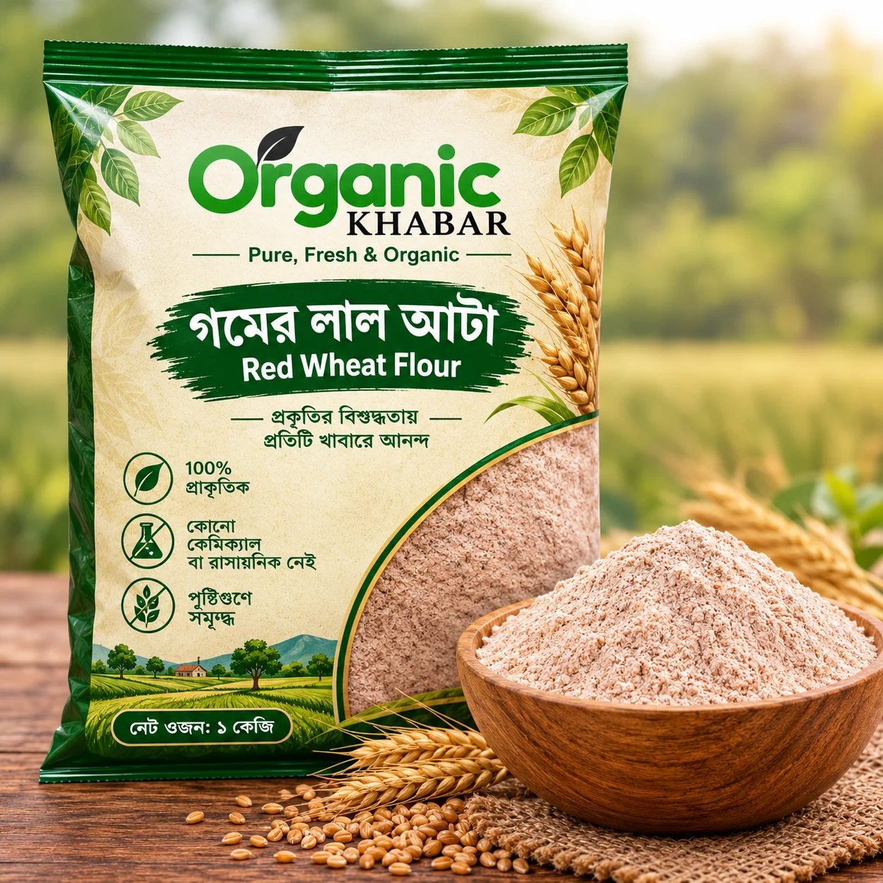 Red Wheat Flour (গমের লাল আটা)