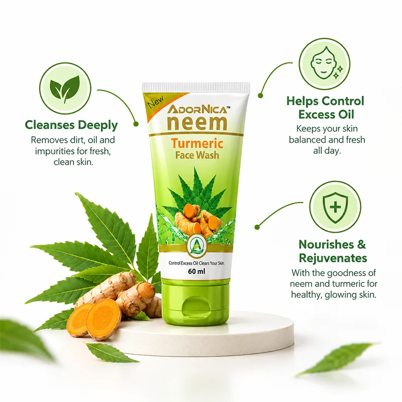 Adornica Neem Turmeric Face Wash । নিম টারমেরিক ফেইসওয়াশ