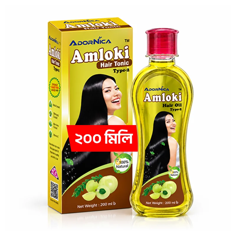 Amloki Hair Tonic 200ml । আমলকি হেয়ার টনিক ২০০ মিলি