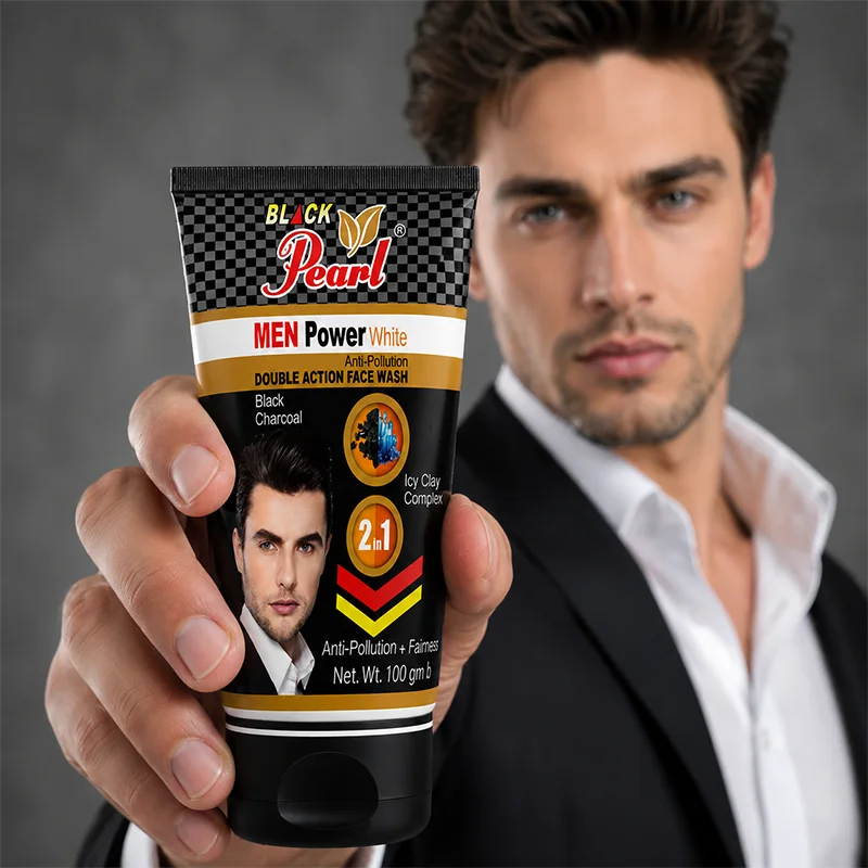 Black Pearl Men Power White Face Wash 100ml