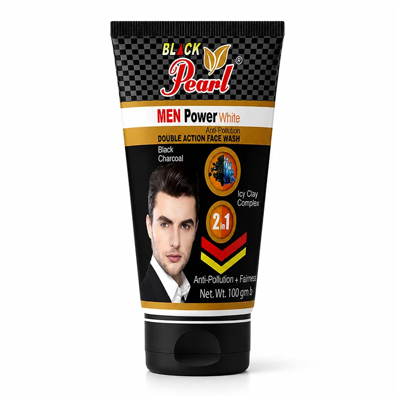 Black Pearl Men Power White Face Wash 100ml