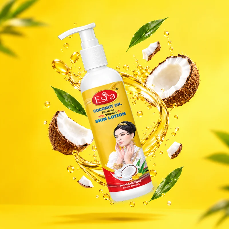 Esra Coconut Oil Skin Daily Body Lotion 200ml