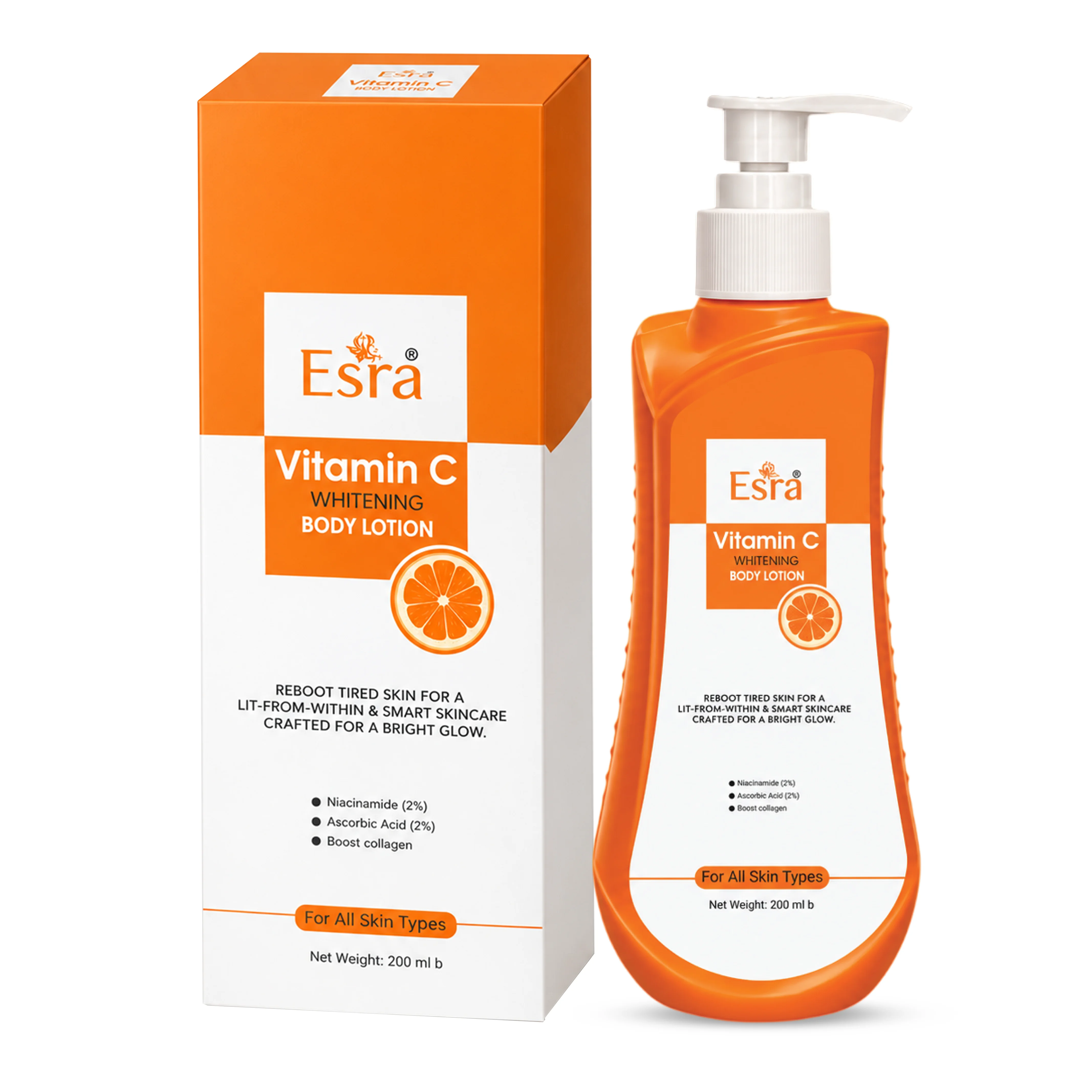 Esra Vitamin C Whitening Body Lotion 200ml