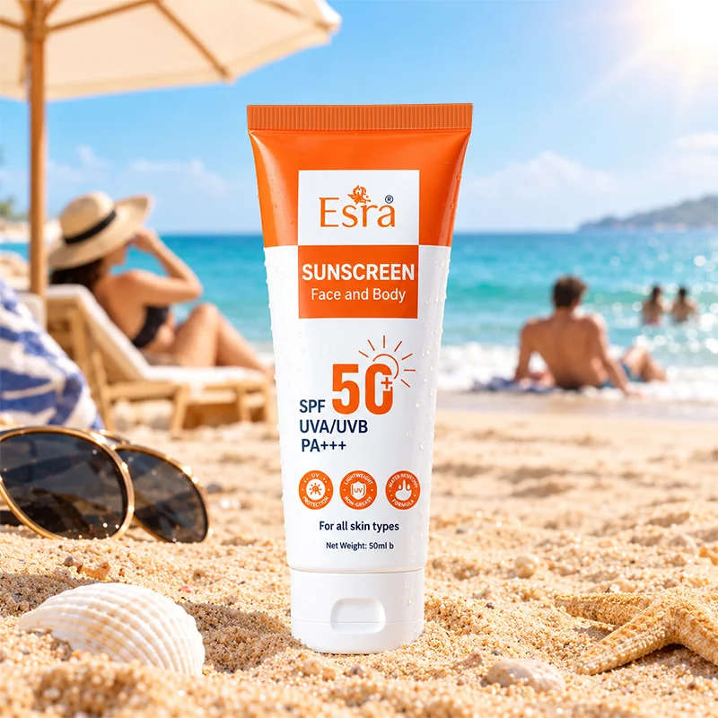 Esra Sunscreen Face and Body Cream SPF 50+ । সানস্ক্রিন ফেস অ্যান্ড বডি ক্রিম