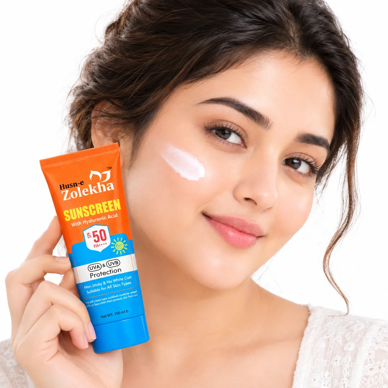 Husn-e Zolekha Sunscreen SPF 50 PA++++