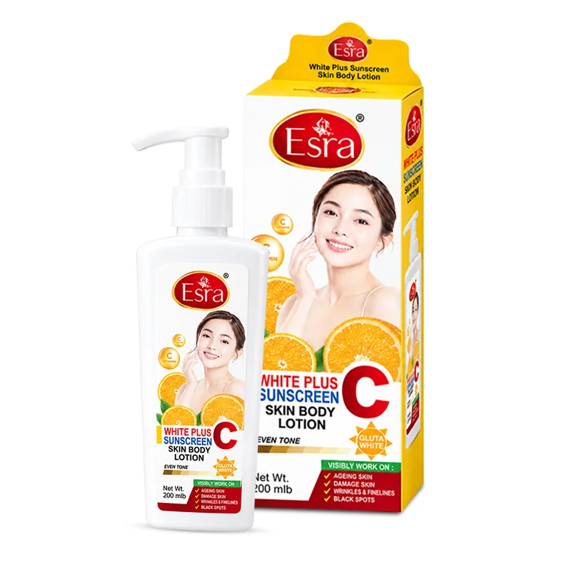 Esra White Plus Sunscreen Skin Body Lotion 200ml