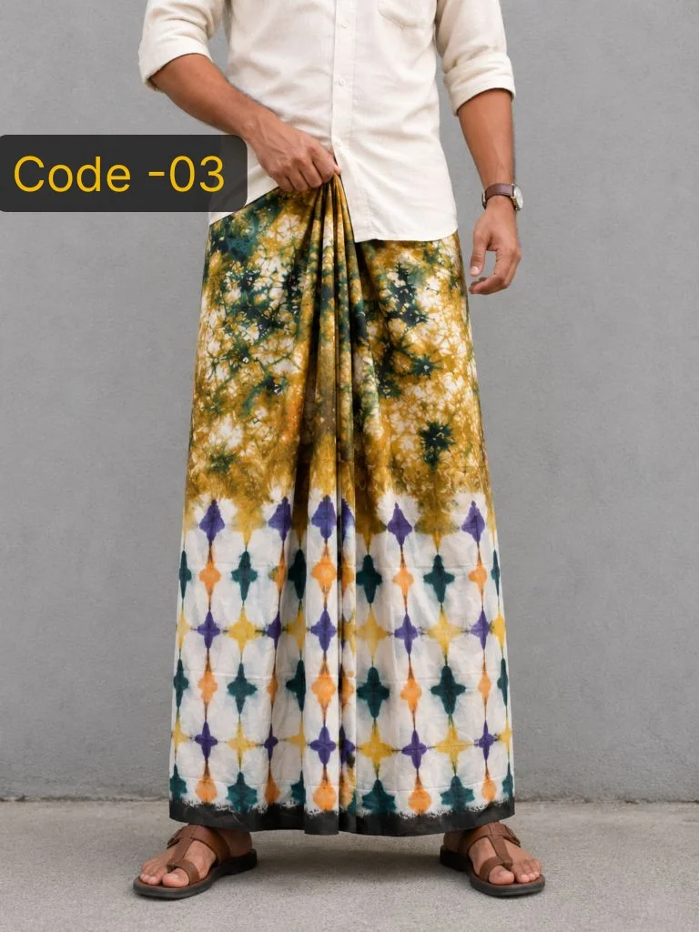 Premium Cotton Batik 3 Lungi