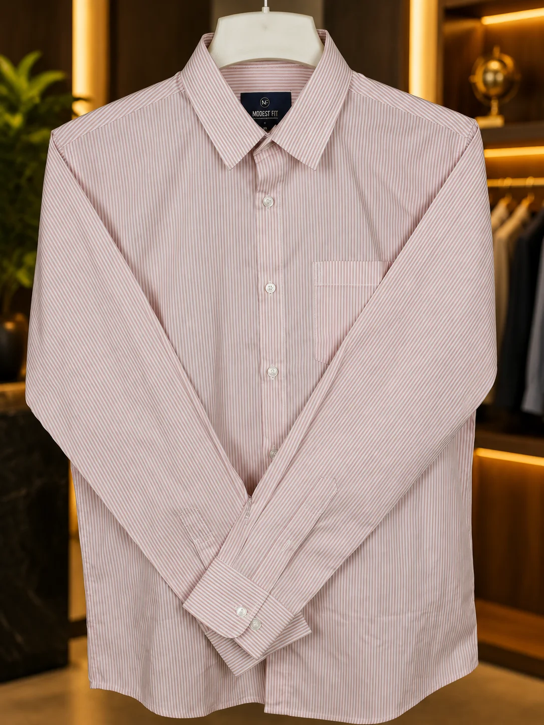 Soft Blush Light Pink Shirt | MF-0016 thumb 2