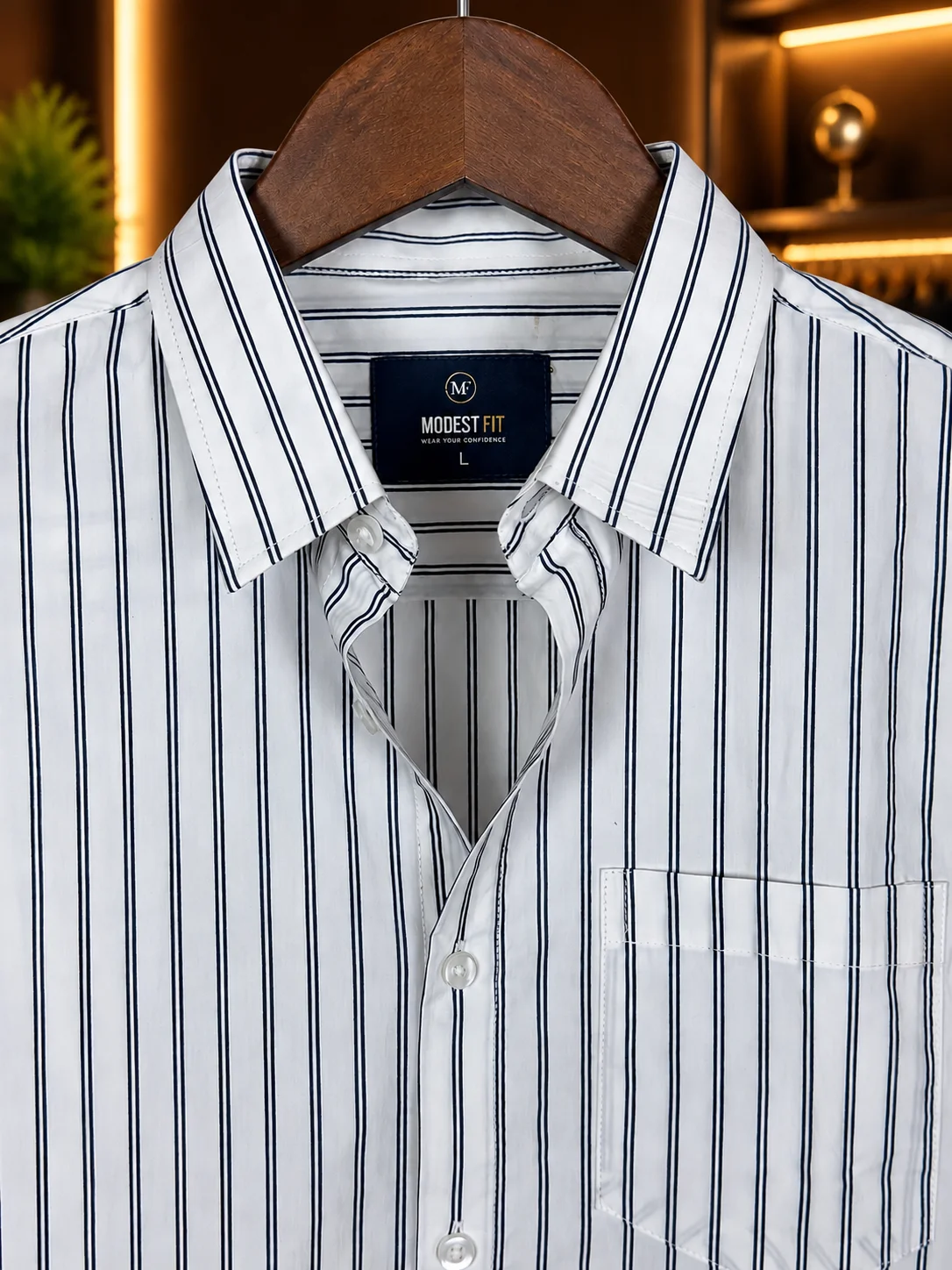 Twin Track Premium Cotton Shirt | MF-0015