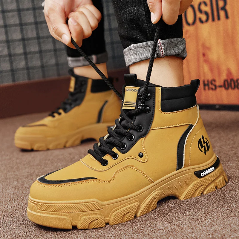 Autumn New Style British Retro Outdoor Leather Martin Boots N001 image 2
