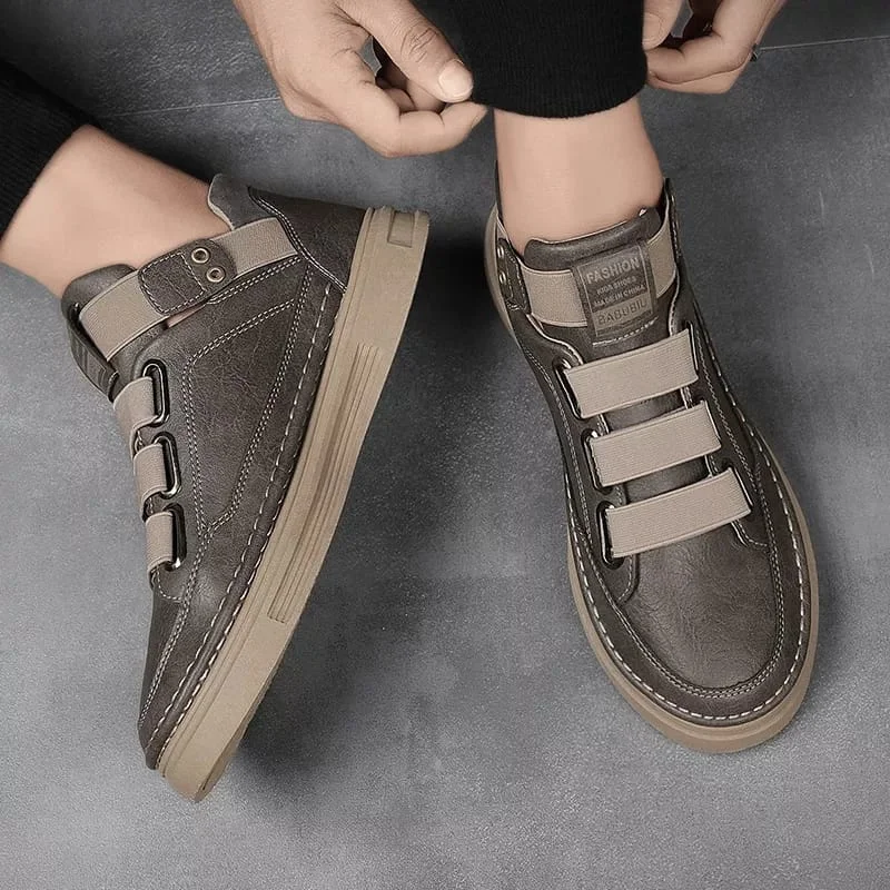 Fashionable Thick Bottom Soft Sole Casual Shoes NFEN12 image 2
