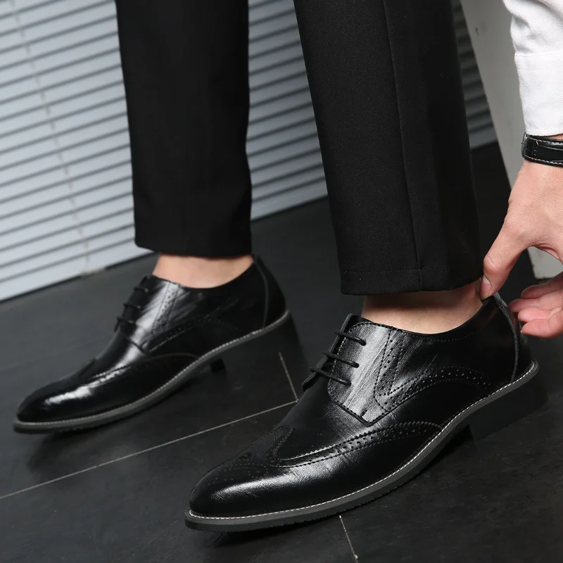 Oxford Slip-On Leather Formal Shoes NFEN05 image 3