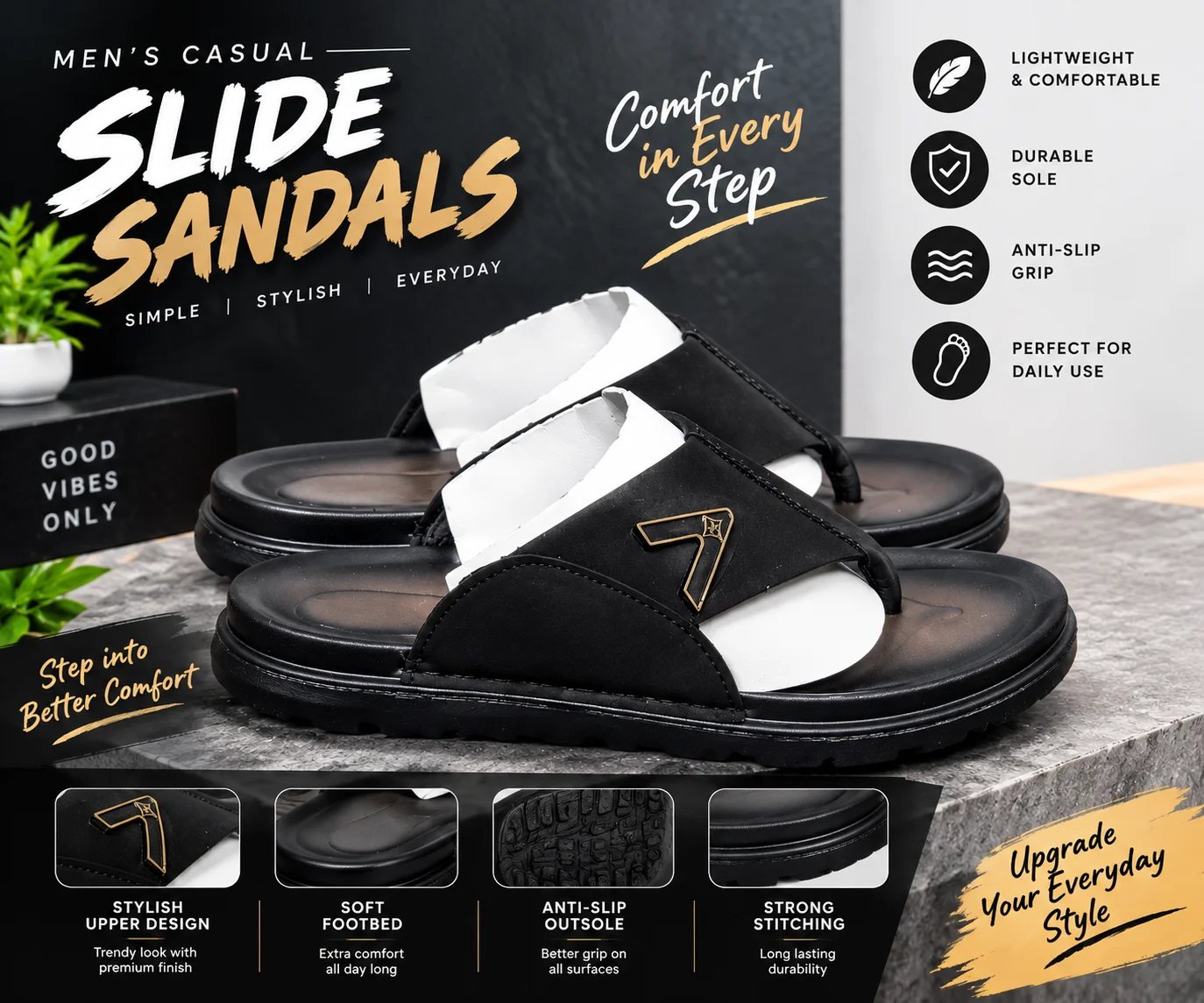 Summer business casual slippers NFER147 image 4