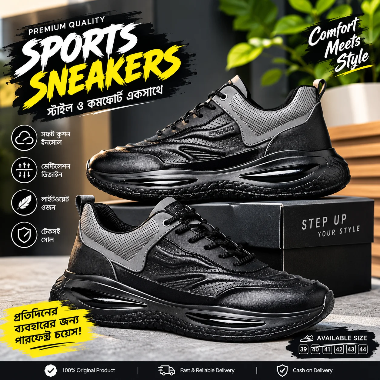 Lightweight Non-Slip Dad Shoes, Youth Sports Shoes NFER121 image 2