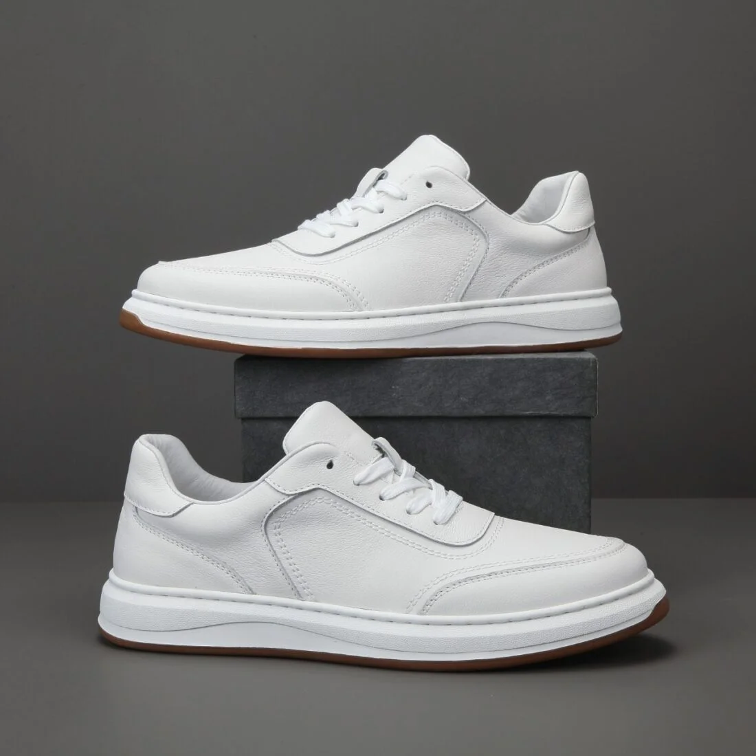 Genuine Leather Non-Slip Wear-Resistant Casual Shoes NFER095 image 3