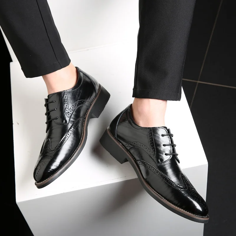 Oxford Slip-On Leather Formal Shoes NFEN05 image 2