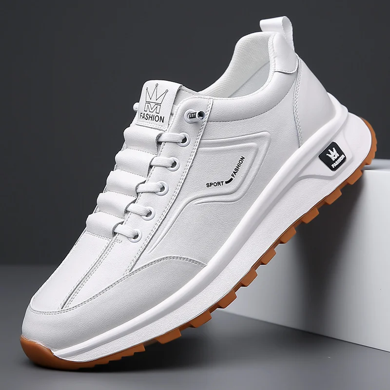 Round head cotton leather casual shoes NFES162 image 2
