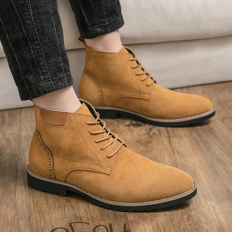 Genuine Leather Comfortable Martin Boots NFS41 image 2