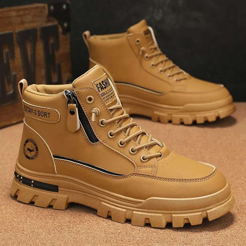 Thickened Lightweight Wear-Resistant High-Top Martin Boots NFER065 image 2