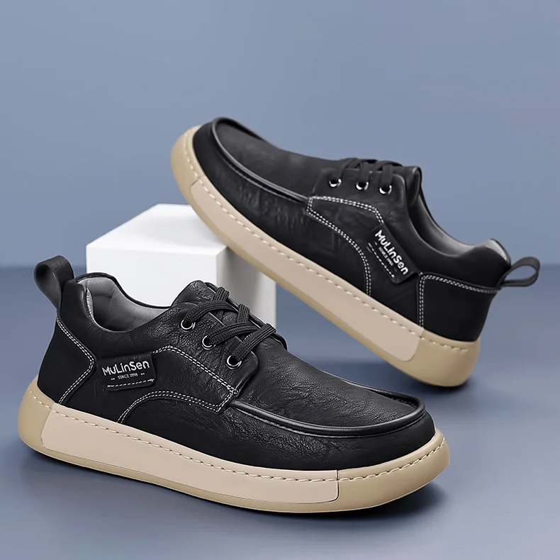 Genuine Leather Retro Casual Shoes NFER061 image 2